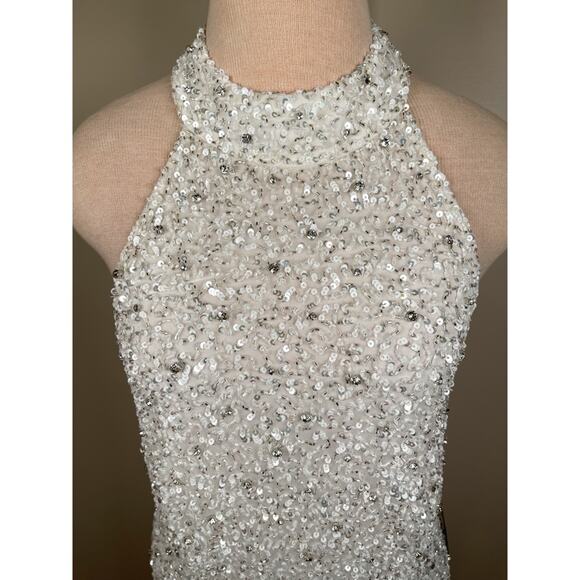 Retrofete Olivia Crystal Embellished White Mini Dress Size XXL - Picture 7 of 12